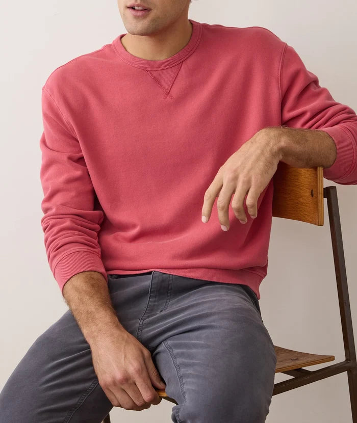 Relaxed Cloud 9 Fleece Crewneck Baked Apple