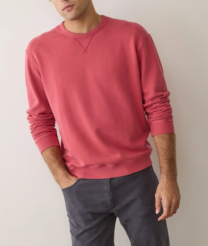 Relaxed Cloud 9 Fleece Crewneck Baked Apple