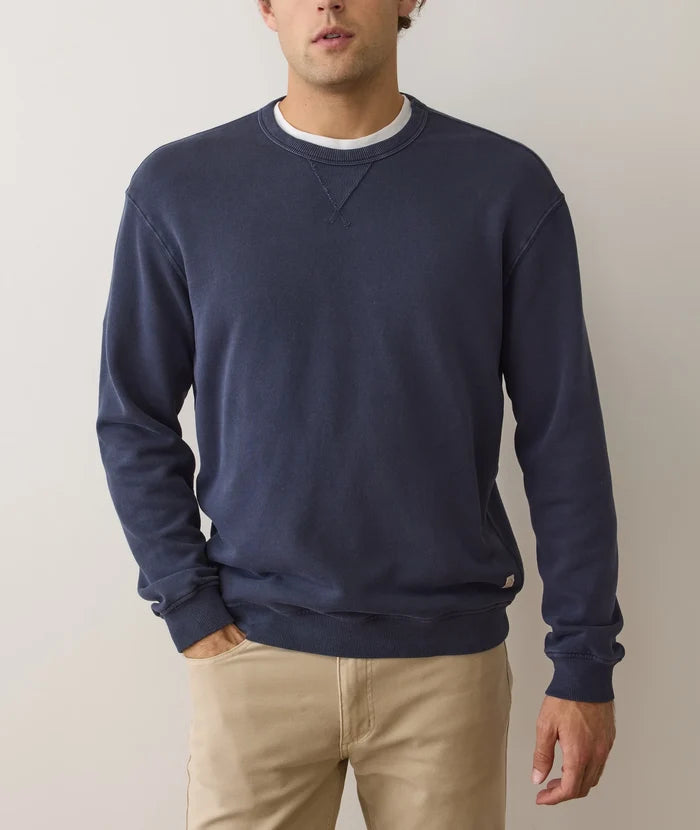 Relaxed Cloud 9 Fleece Crewneck Mood Indigo