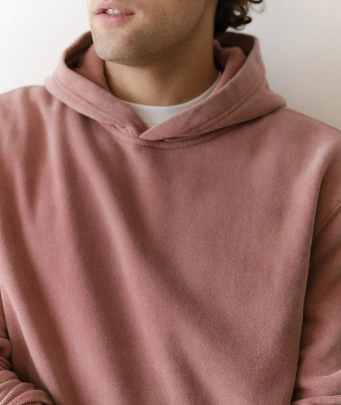Relaxed Cloud 9 Fleece Hoodie Withered Rose