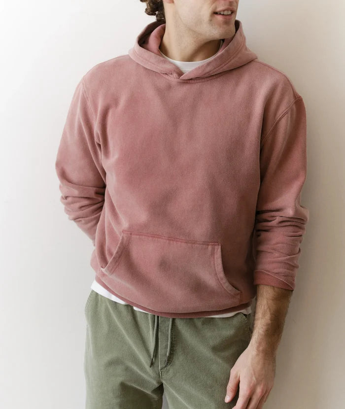 Relaxed Cloud 9 Fleece Hoodie Withered Rose