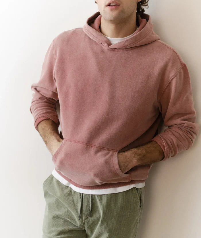 Relaxed Cloud 9 Fleece Hoodie Withered Rose