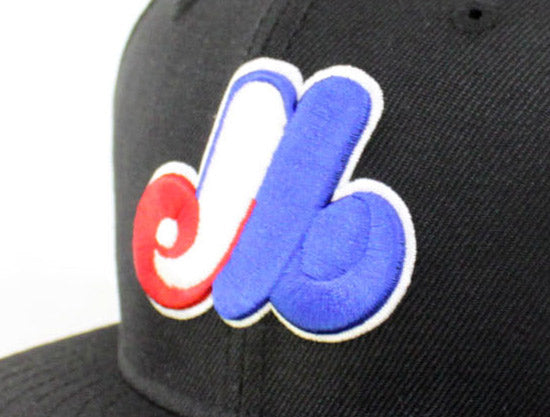 Retro Montreal Expos New Era 59Fifty Fitted Hat (Jordan Playoff 8s Gray Under Brim)
