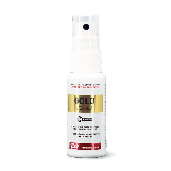 A product picture of the Rex Wax Gold Liquid Top Coat Glide | 30ml
