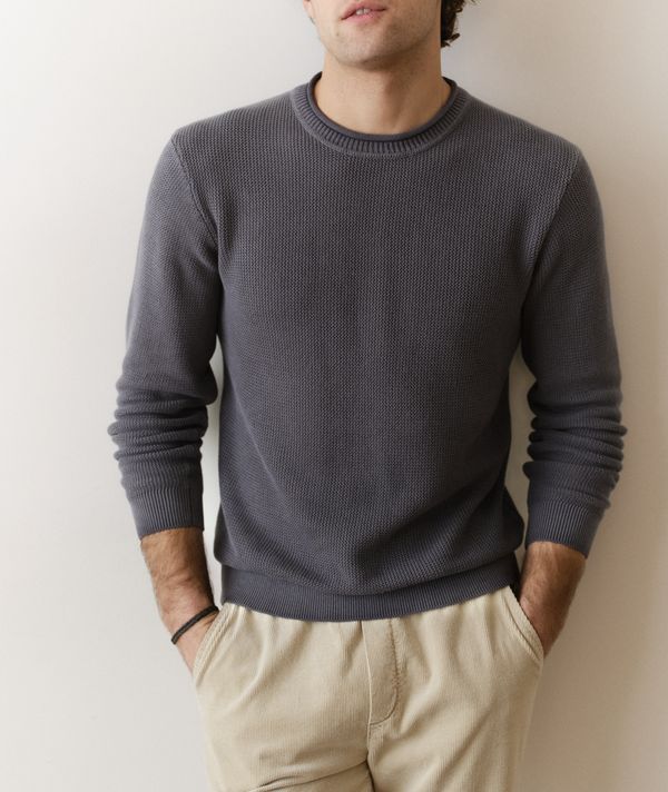 Ritch Roll Neck Sweater Mood Indigo