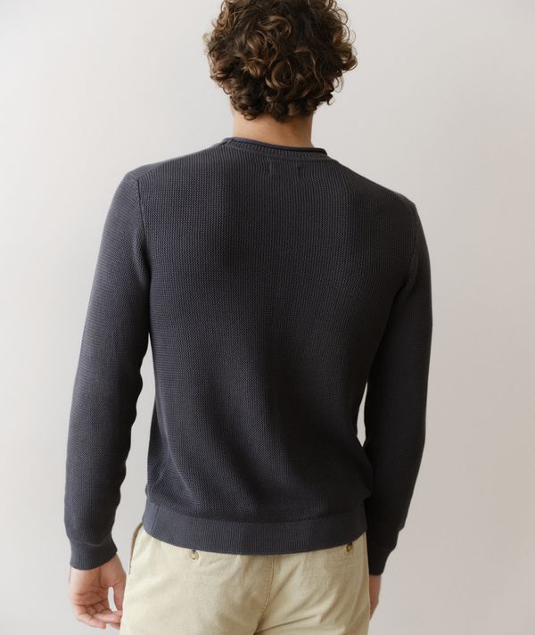 Ritch Roll Neck Sweater Mood Indigo