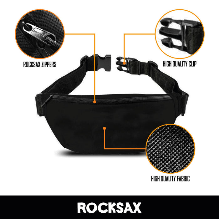 Rocksax Pink Floyd Bum Bag (Fanny Pack)- Dark Side Of The Moon