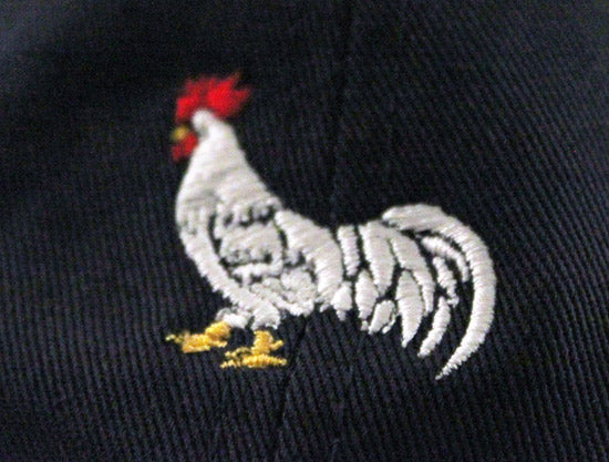 ROOSTER Unconstructed Baseball Adjustable Dad Hat (Navy)