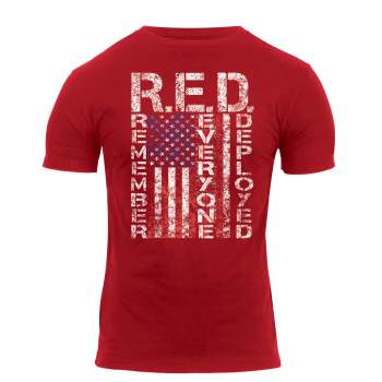 Rothco Athletic Fit R.E.D. (Remember Everyone Deployed) T-Shirt