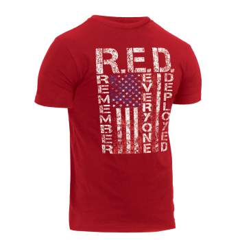 Rothco Athletic Fit R.E.D. (Remember Everyone Deployed) T-Shirt