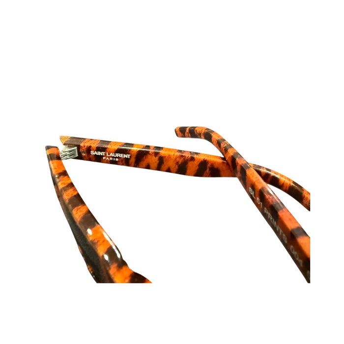 Saint Laurent Animal Print Sunglasses with case* 50|22|140*Orange & Black