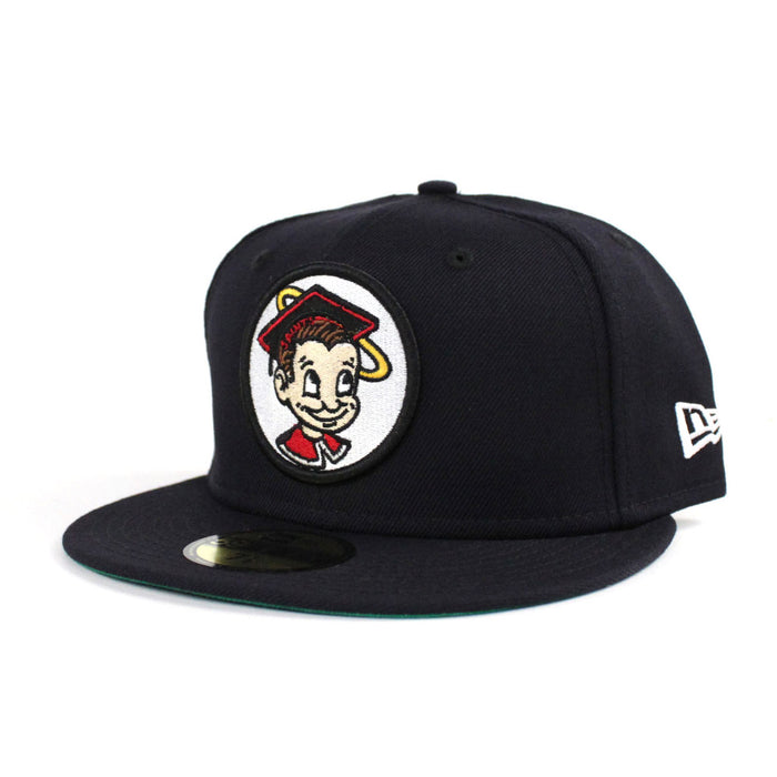 Saints New Era 59Fifty Fitted Hat (Navy Green Under Brim)