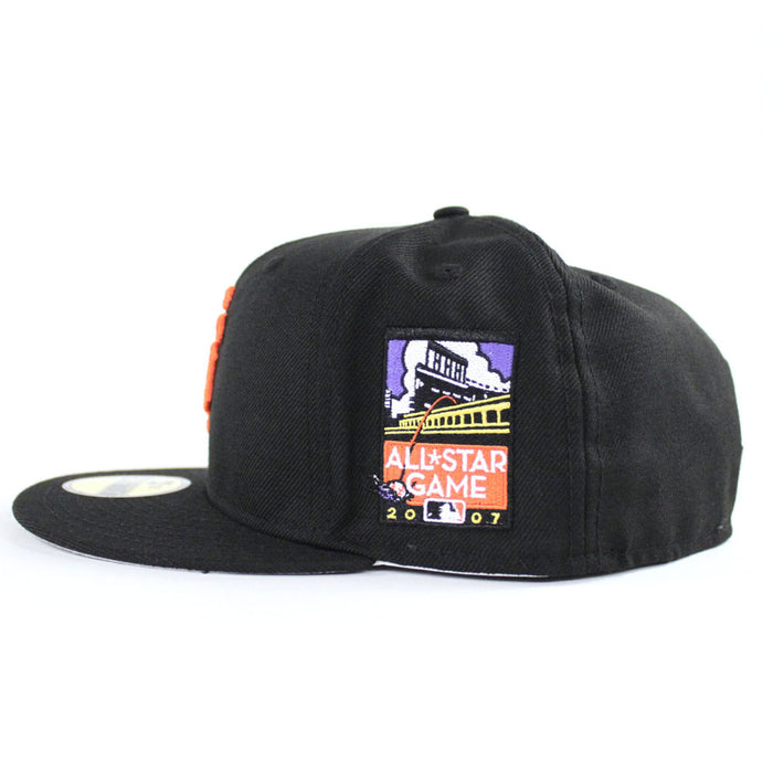 San Francisco Giants 2007 All Star Game New Era 59Fifty Fitted Hat (Black Gray Under Brim)