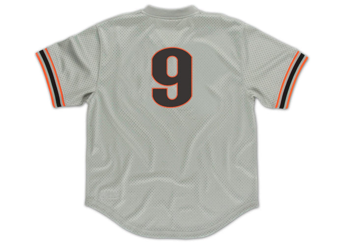 San Francisco Giants #9 Matt Williams 1989 Mitchell and Ness Authentic Mesh BP Jersey