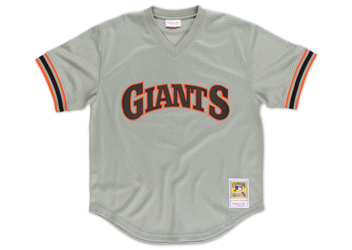 San Francisco Giants #9 Matt Williams 1989 Mitchell and Ness Authentic Mesh BP Jersey