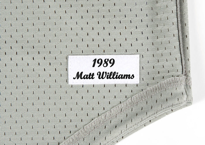 San Francisco Giants #9 Matt Williams 1989 Mitchell and Ness Authentic Mesh BP Jersey