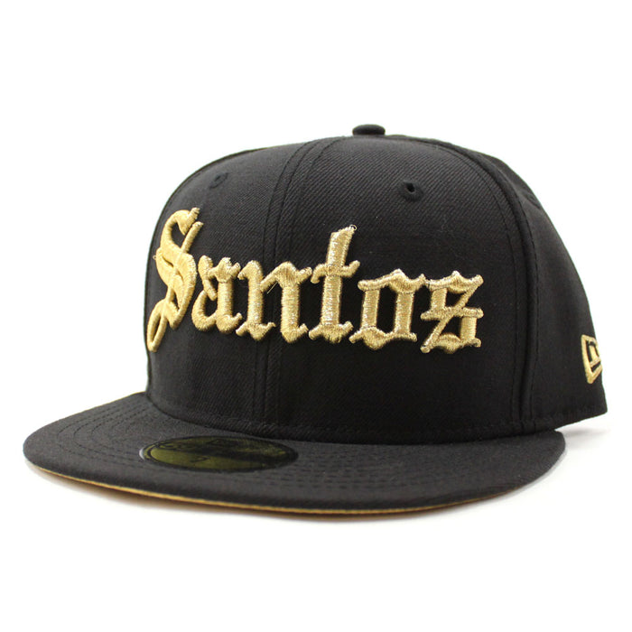 Santos New Era 59Fifty Fitted Hat (Black Gold)