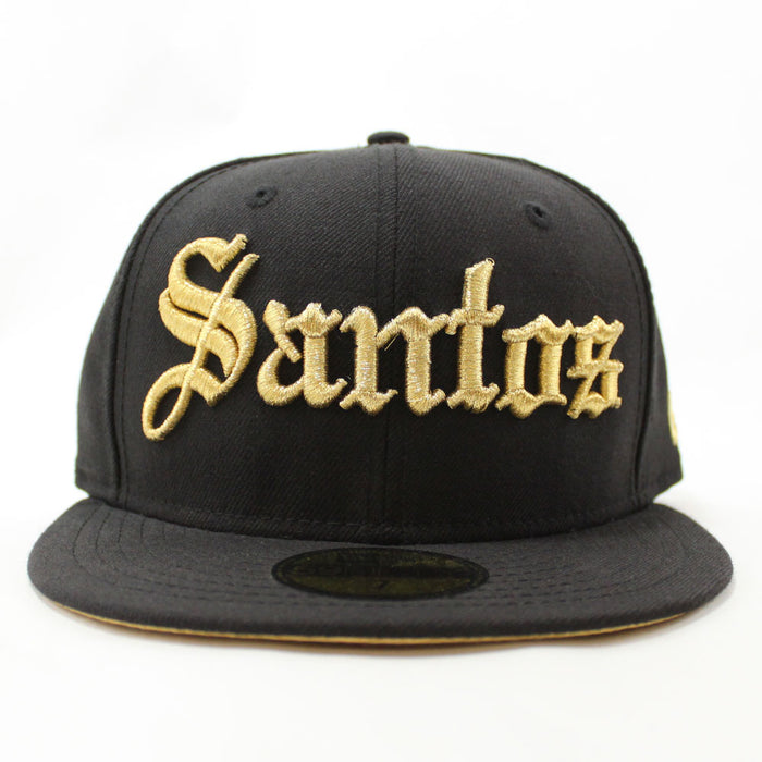 Santos New Era 59Fifty Fitted Hat (Black Gold)