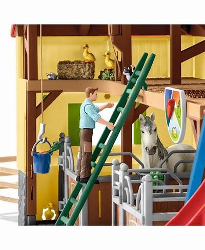 Schleich Farm World Horse Stable 82 Pce