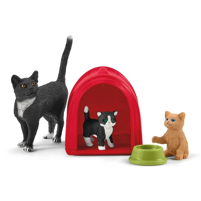 Schleich Farm World Playtime For Cute Cats 15 Pce