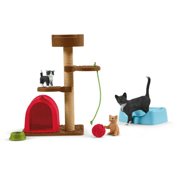 Schleich Farm World Playtime For Cute Cats 15 Pce