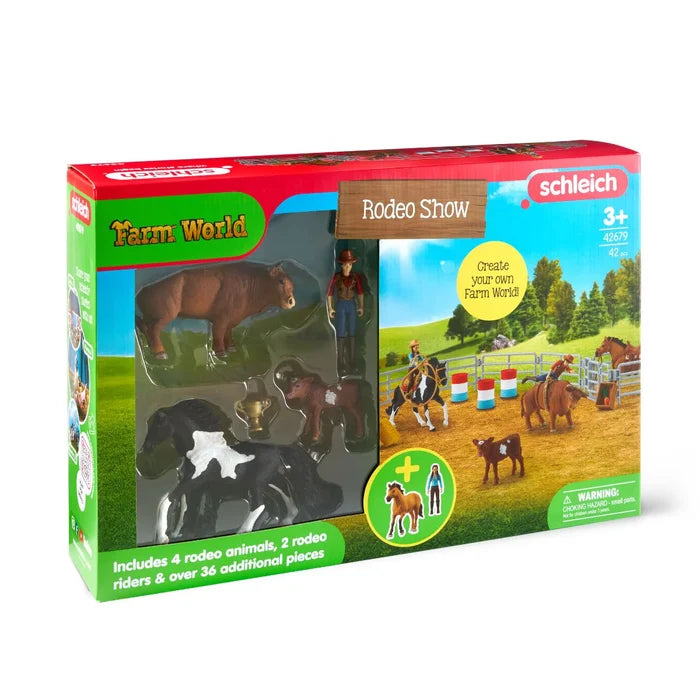 Schleich Farm World Rodeo Show 42 Pce