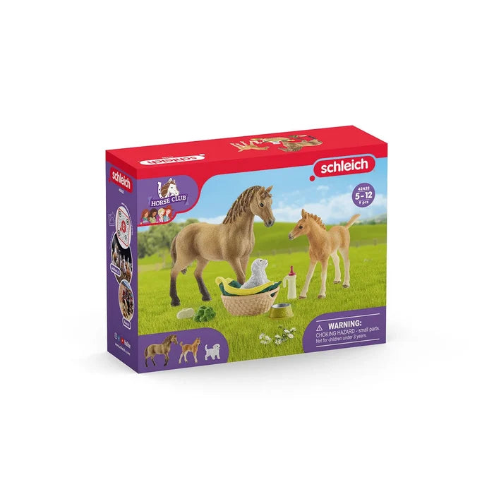 Schleich Horse Club Caring For Baby Animals Set 9 Pce