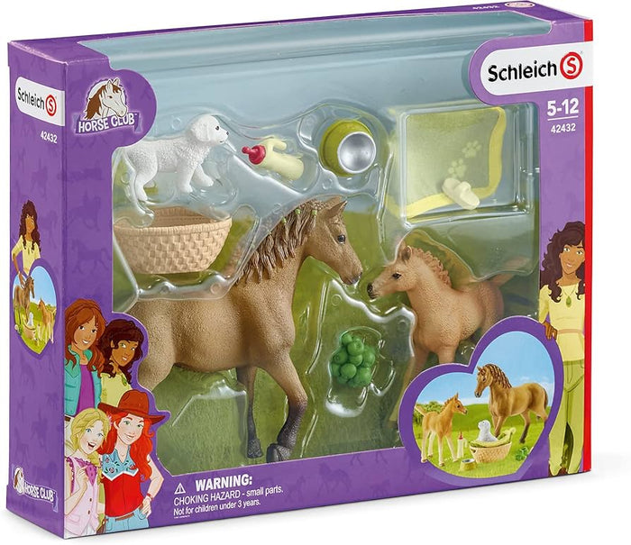 Schleich Horse Club Caring For Baby Animals Set 9 Pce