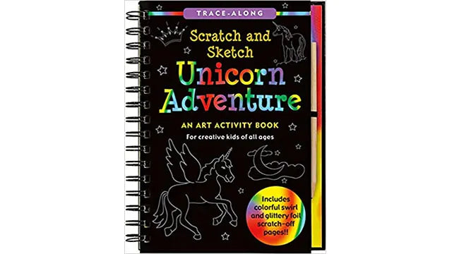 Scratch And Sketch Unicorn Adventure Activity Book