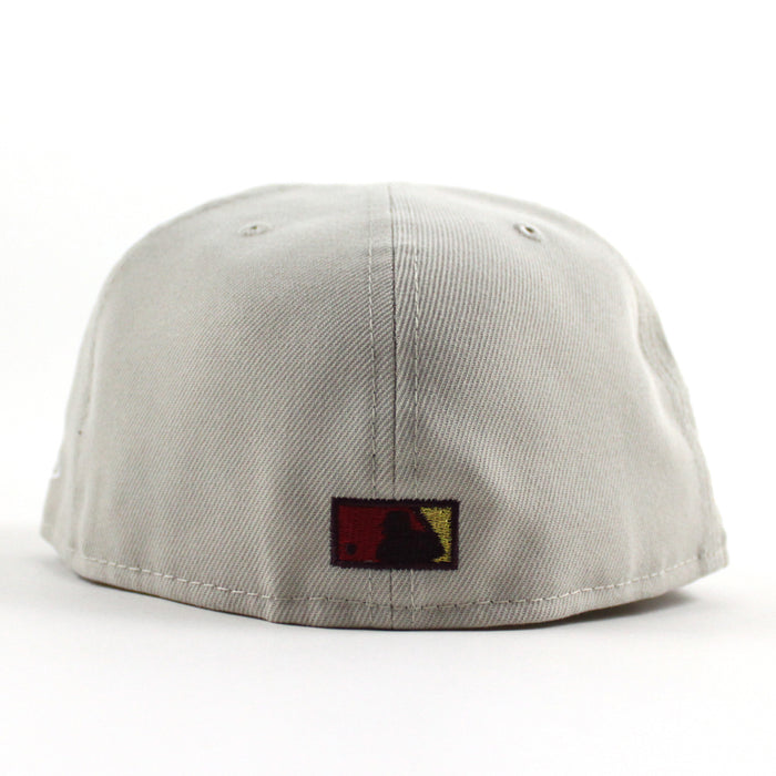 Seattle Mariners 20TH ANNIVERSARY New Era 59Fifty Fitted Hat (Stone Black Camo Gray Under Brim)