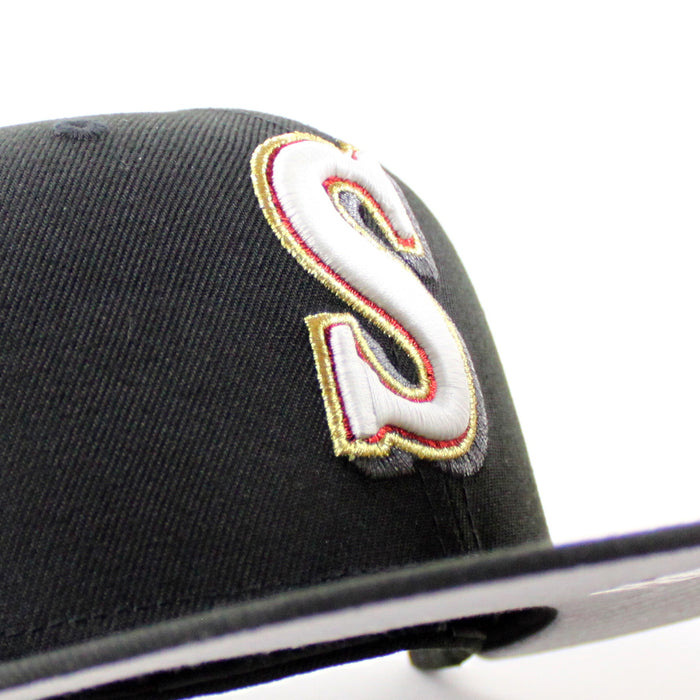 Seattle Mariners 30TH Anniversary New Era 59Fifty Fitted Hat (Black Gray Under Brim)