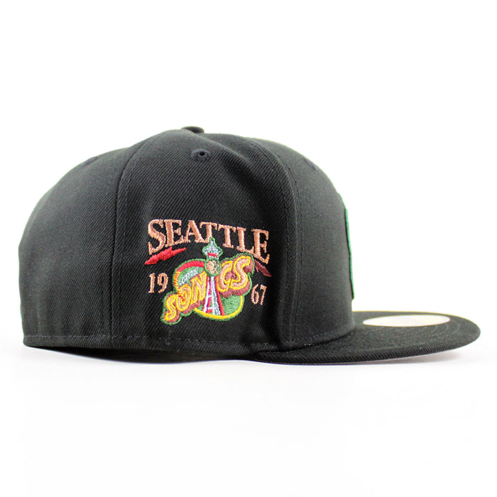 Seattle Super Sonics 1967 All Star Game New Era 59FIFTY Fitted Hat (Black Gray Under Brim)