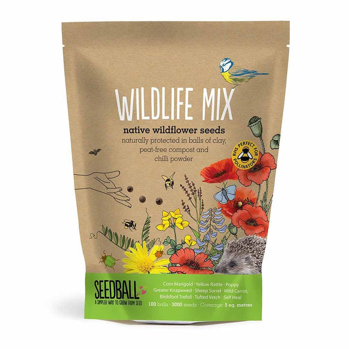 Seedball Wildflower Grab Bag - Wildlife Mix &Keep