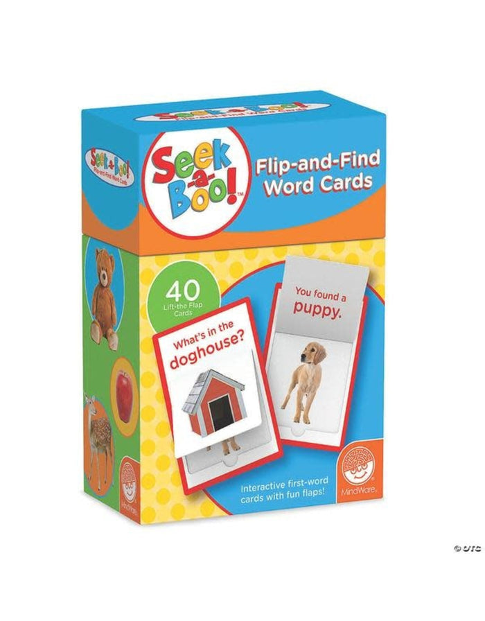 Seek A Boo Flip And Find Word Cards