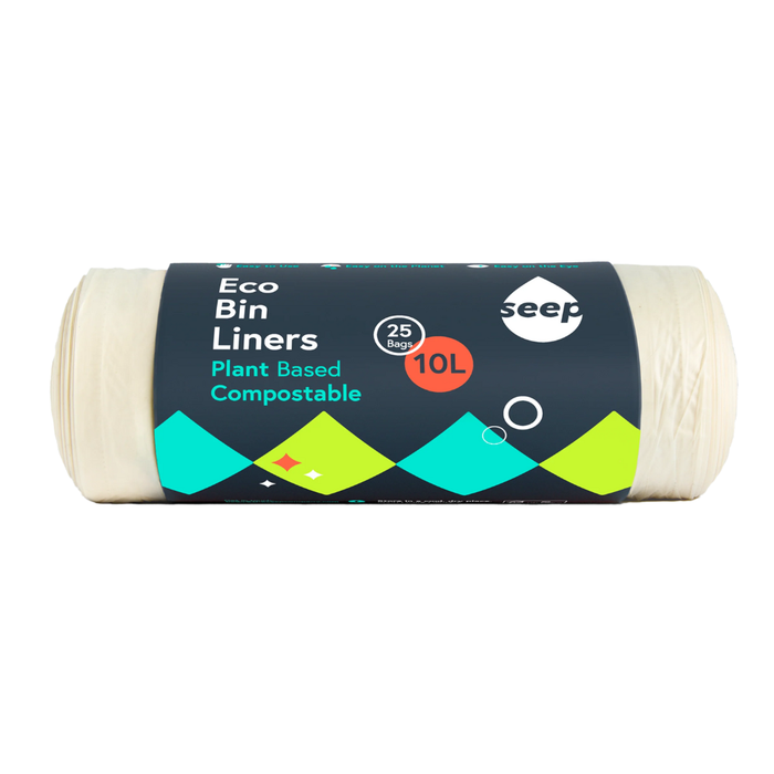 Seep Small Compostable Bin Liners (10L, 25 bags)