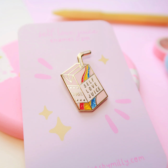 Self Love Juice Enamel Pin