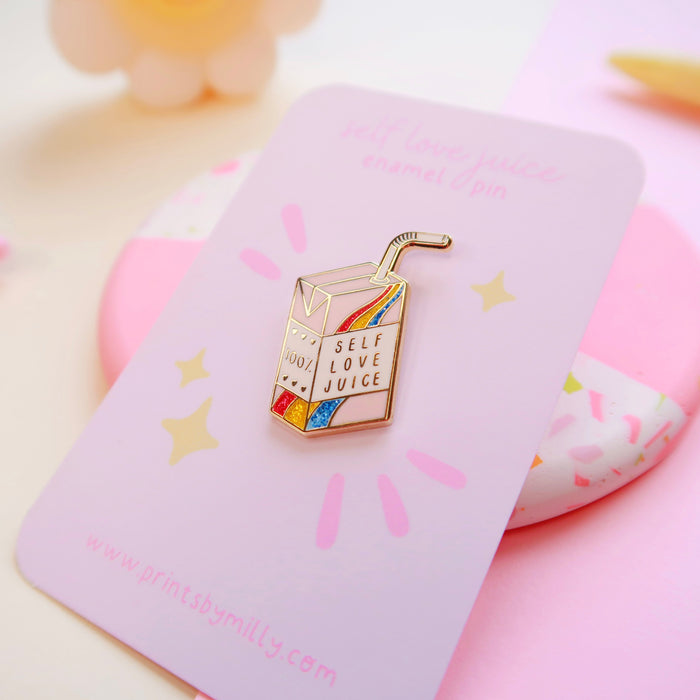 Self Love Juice Enamel Pin