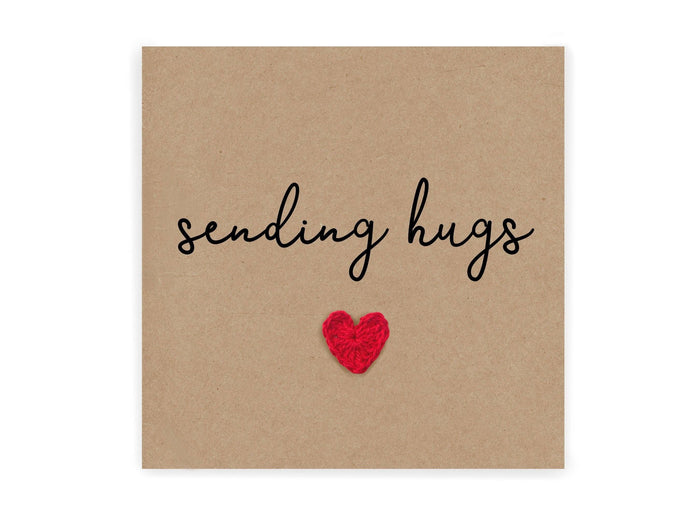 Sending You A Hug Card, Friendship Card, Pick Me Up Gift, Th - Taryn x Philip Boutique