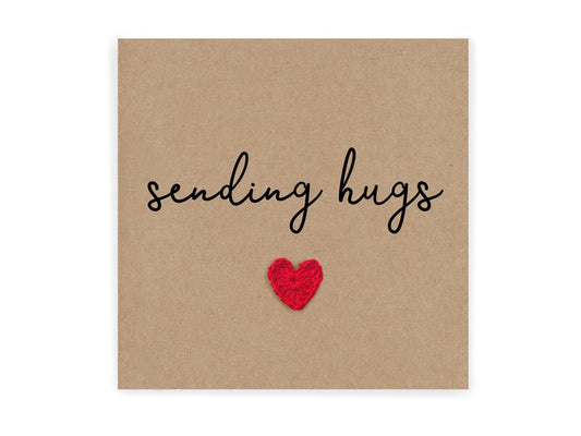 Sending You A Hug Card, Friendship Card, Pick Me Up Gift, Th - Taryn x Philip Boutique