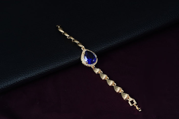 SET143 - Luxury Blue Wedding Jewelry Set