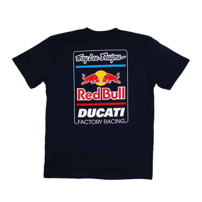 Short Sleeve Tee Troy Lee Designs X Red Bull X Ducati Navy