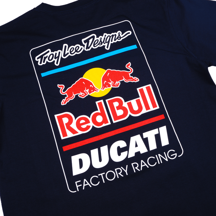 Short Sleeve Tee Troy Lee Designs X Red Bull X Ducati Navy