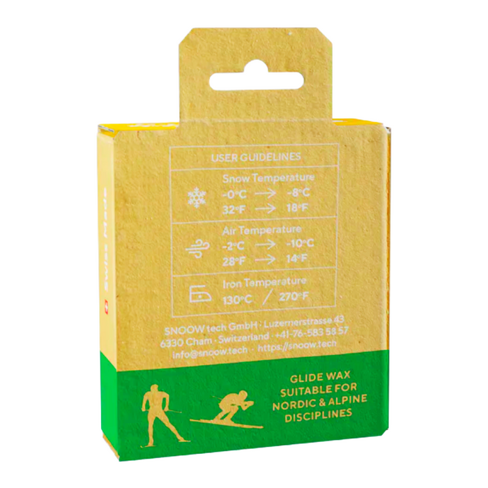 A product picture of the Snoow Eco Race Warm Melt Wax (0C/-8C)