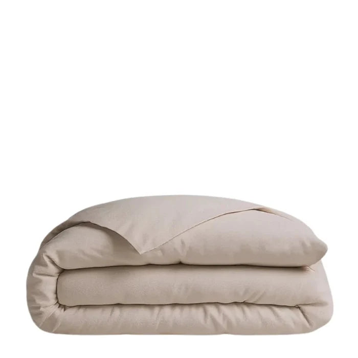 Soft Breathable Bamboo Bed Duvet Cover for Better Sleep - Oat
