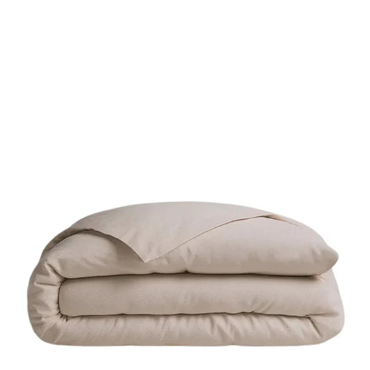 Soft Breathable Bamboo Bed Duvet Cover for Better Sleep - Oat