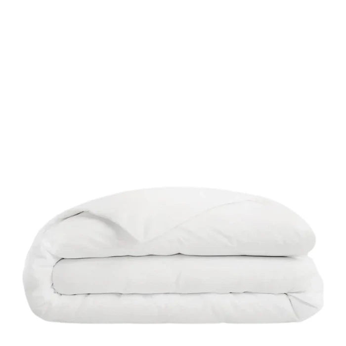 Soft Breathable Bamboo Bed Duvet Cover for Better Sleep - White
