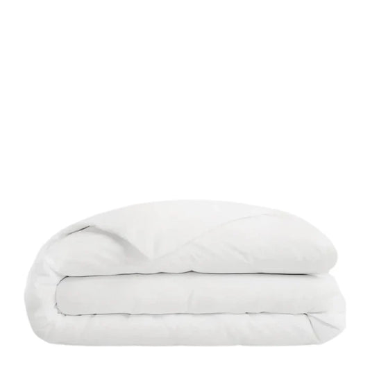 Soft Breathable Bamboo Bed Duvet Cover for Better Sleep - White