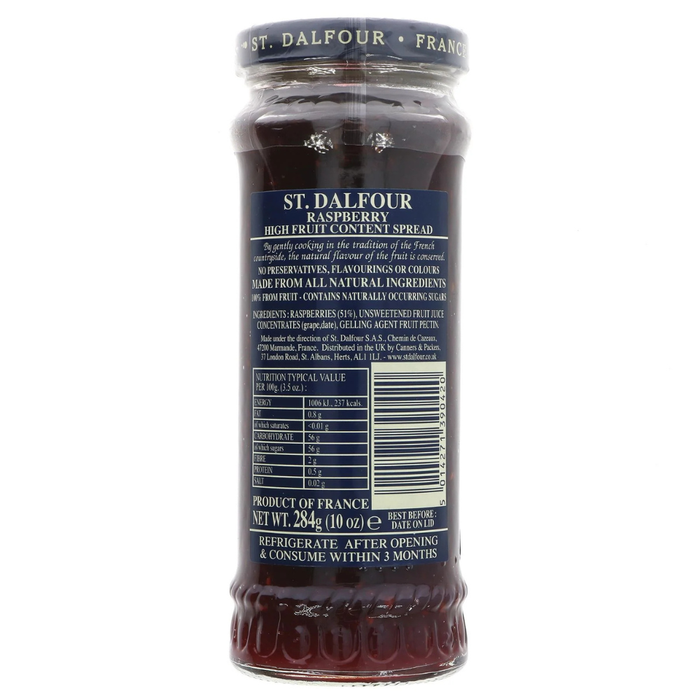 St. Dalfour Raspberry Jam 284g