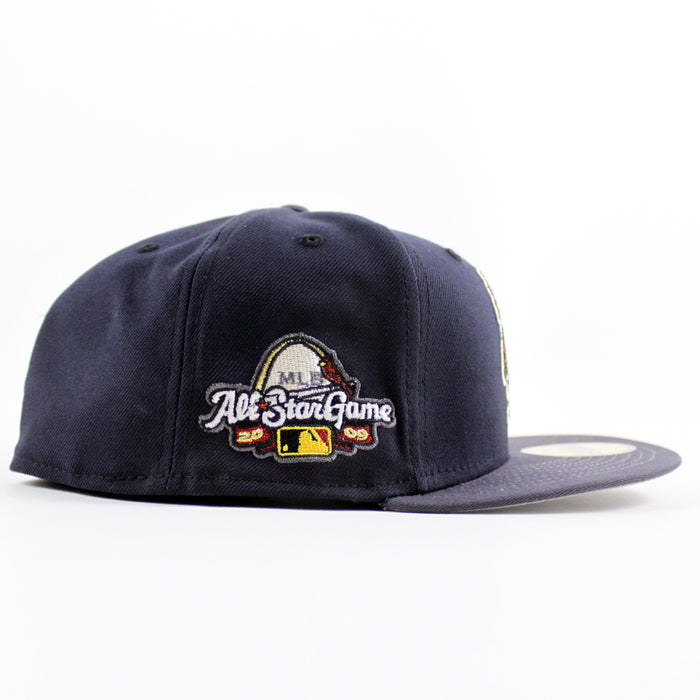 St. Louis Cardinals All Star Game 2009 New Era 59Fifty Fitted Hat (Navy Dark Gray Gray Under Brim)