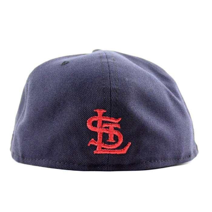 St. Louis Cardinals All Star Game 2009 New Era 59Fifty Fitted Hat (Navy Dark Gray Gray Under Brim)